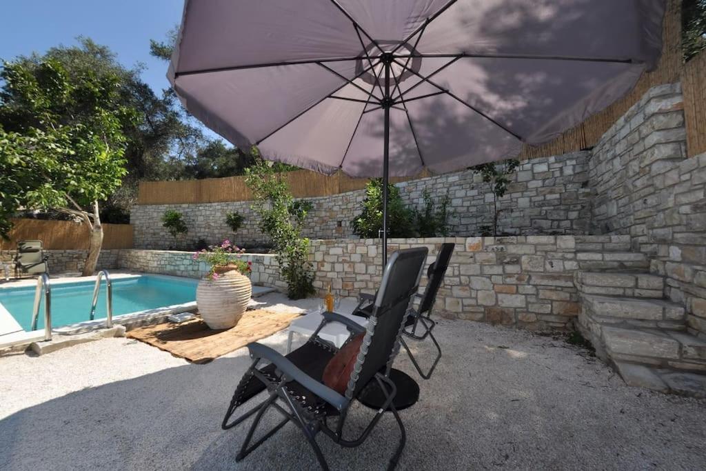 Villa Paxos Adamantia With Private Pool ガイオス エクステリア 写真