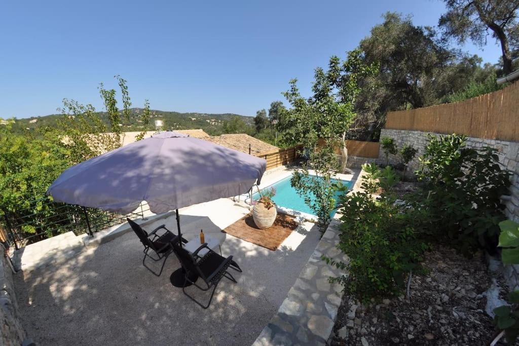 Villa Paxos Adamantia With Private Pool ガイオス エクステリア 写真